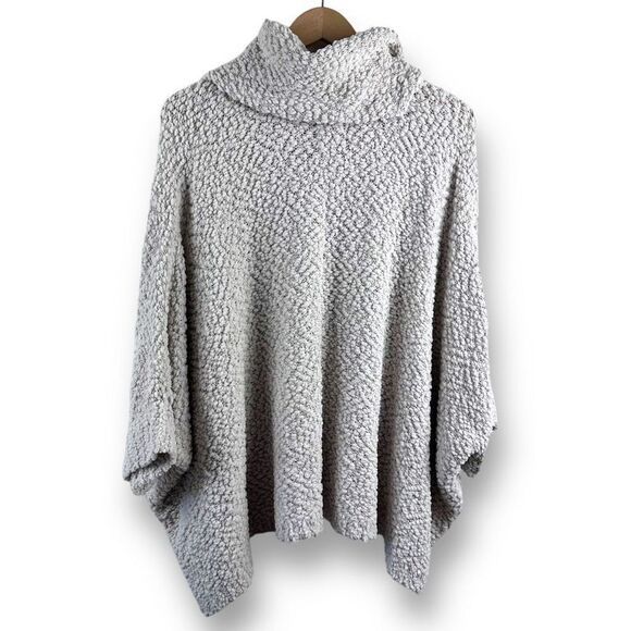 Hippie Rose loose-fitting cowl neck beige sweater size M - Picture 2 of 8